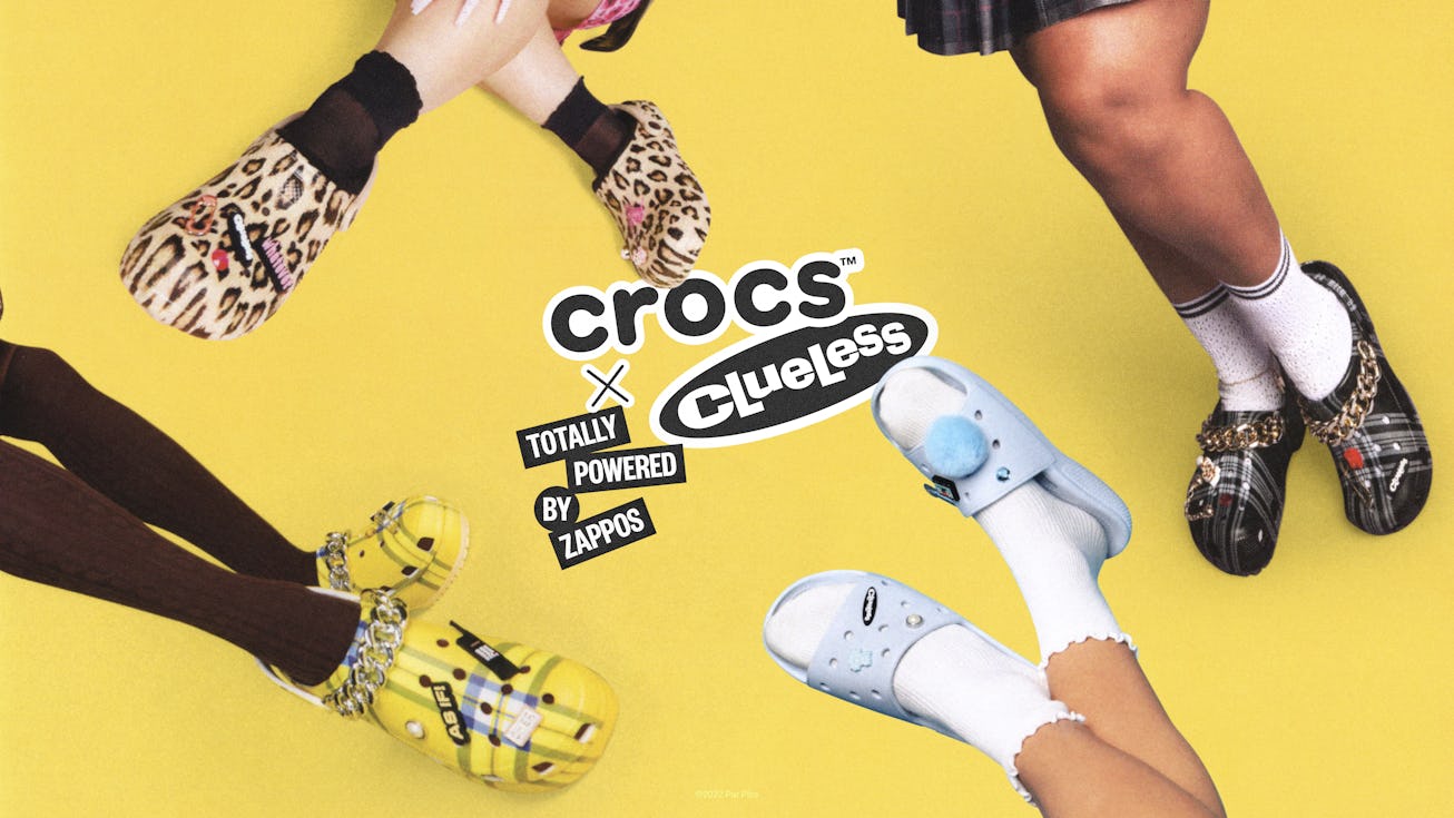 Zappos' Crocs x Clueless collaboration.
