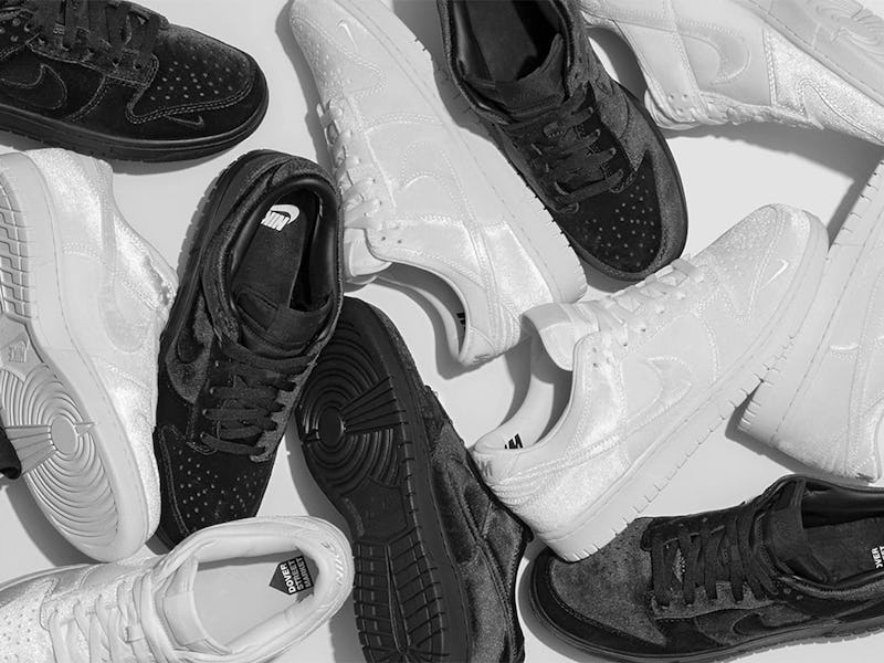 Dover Street Market x Nike velvet Dunk Low sneaker
