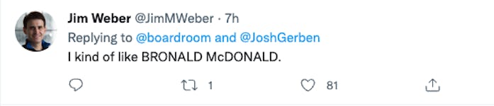 A Twitter screenshot 