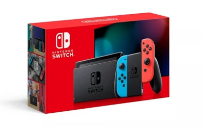 Product packaging for Nintendo Switch