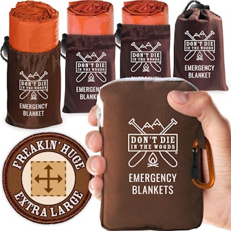 Don’t Die In The Woods Thermal Blankets (4-Pack)