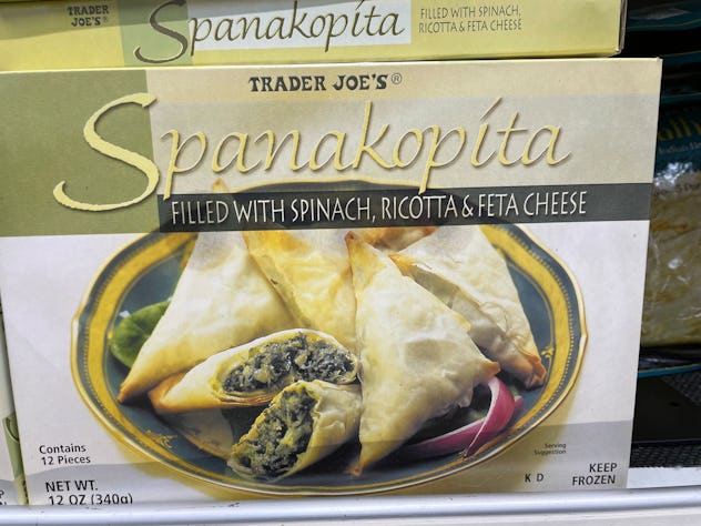 Spanakopita from Trader Joe's 