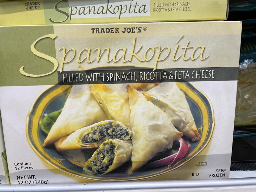 Spanakopita from Trader Joe's 