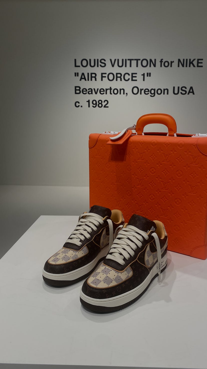 Nike x Louis Vuitton Air Force 1 Virgil Abloh Pilot Case Sotheby’s auction