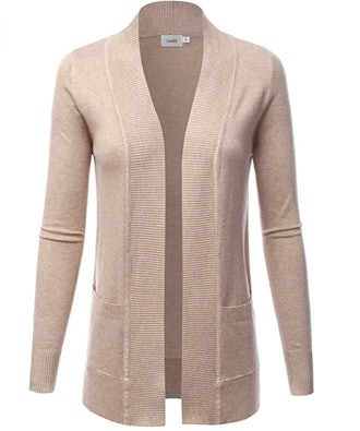 LALABEE Open Front Knit Cardigan with Pockets