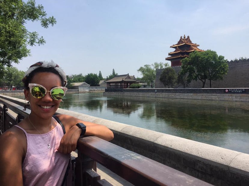 Jessica Morgan At The Forbidden Palace In Beijing, China