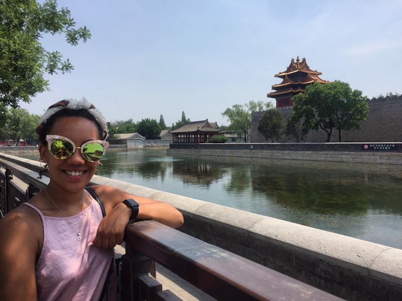 Jessica Morgan At The Forbidden Palace In Beijing, China 
