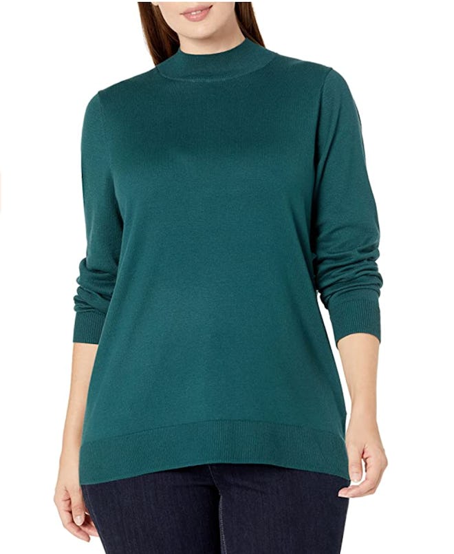 Amazon Essentials Long-Sleeve Mockneck Sweater 