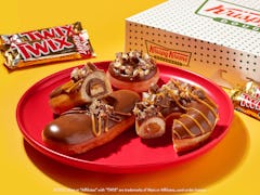 Krispy Kreme’s new Twix doughnuts are a caramel and cookie dream.