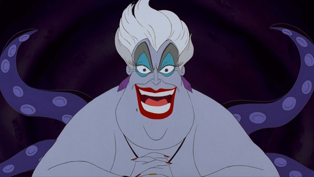 Ursula is one of the rare fat villains that is well-liked.