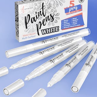 White paint pen for glass Clearance