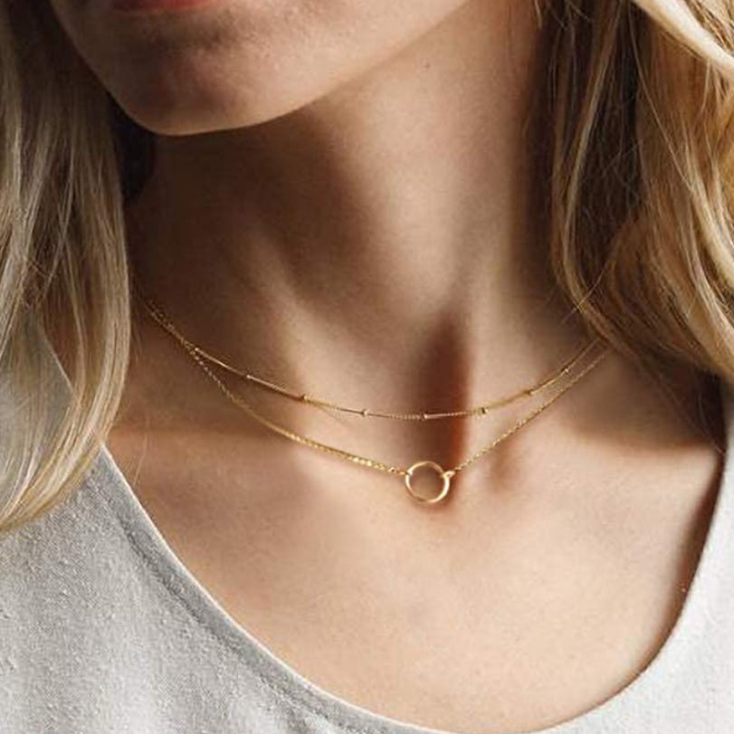 MEVECCO Layered Necklace