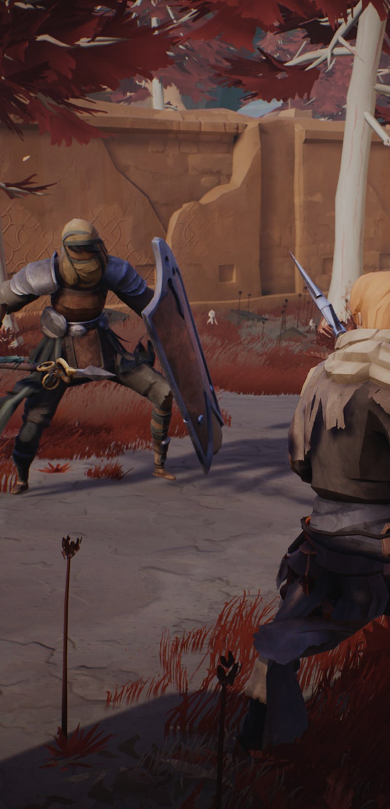 A screenshot from Ashen