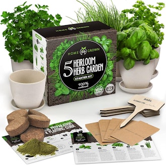 HOME GROWN Indoor Herb Garden Starter Kit 