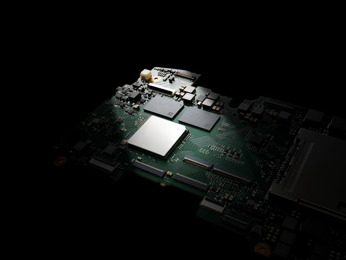 The interior engine of Panasonic's Lumix GH6.