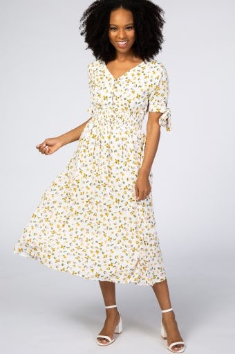 17 Easter Maternity Dresses For Church, Brunch, & Egg Hunts