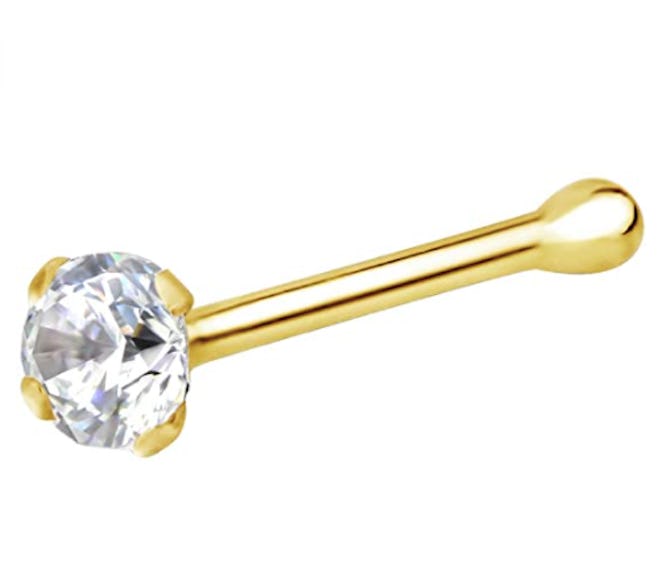 This is the best 14-karat gold stud for sensitive skin.