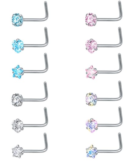 These are the best surgical stainless steel studs for sensitive skin.