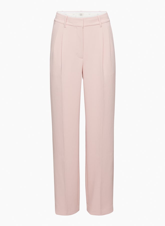 aritzia's Effortless Pant are perfect in a transitional March outfit.