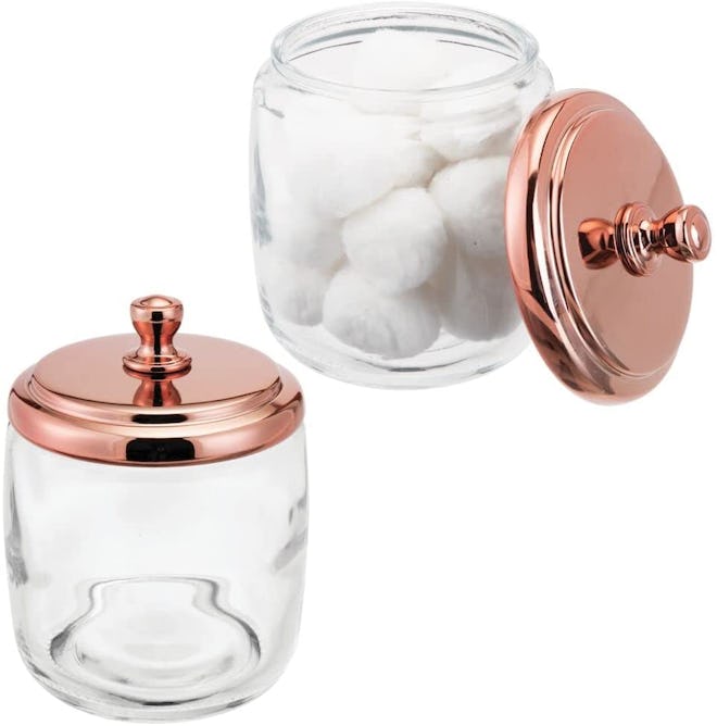 mDesign Glass Apothecary Jar 