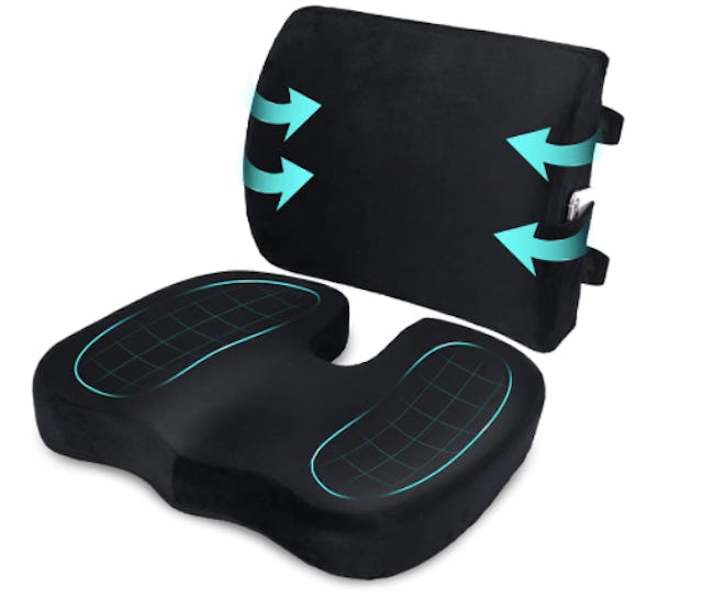 Qutool Orthopedic Seat Cushion And Lumbar Support Pillow