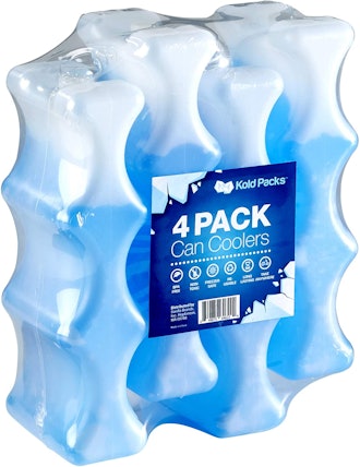 KoldPacks Reusable Cooler Sleeve Ice Packs (4-Pack)