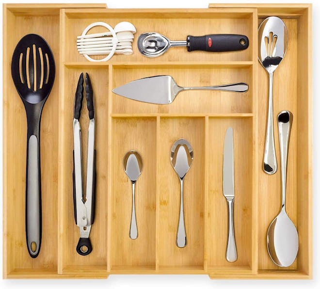 Premium Bamboo Drawer Organizer