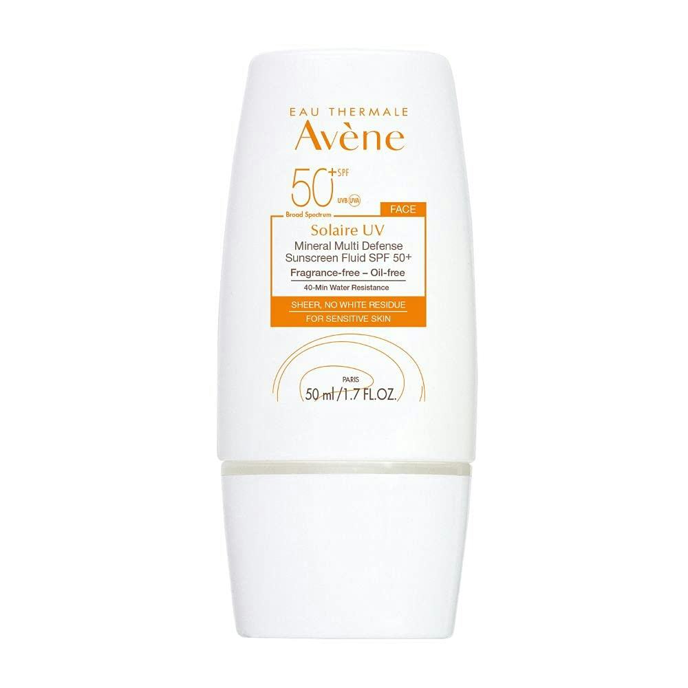 Eau Thermale Avène’s Solaire UV Mineral Multi Defense Sunscreen Fluid SPF 50