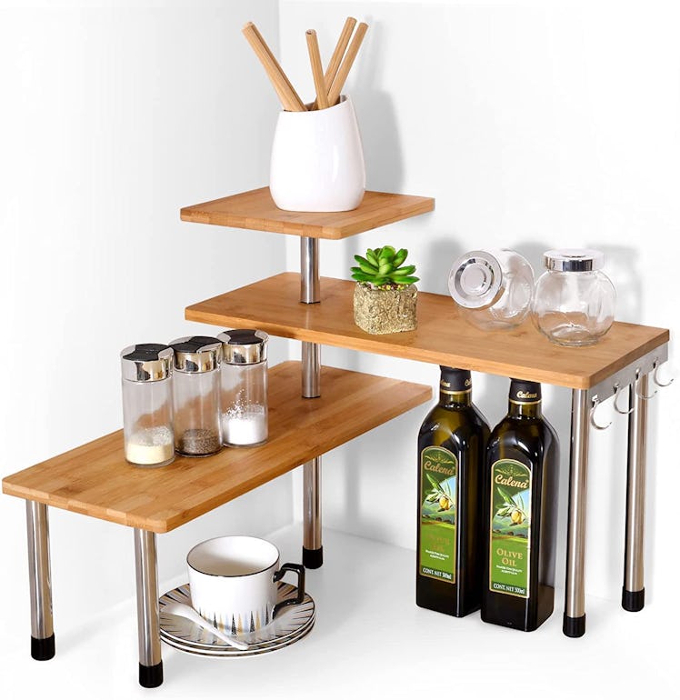 Ollieroo 3 Tier Corner Shelf