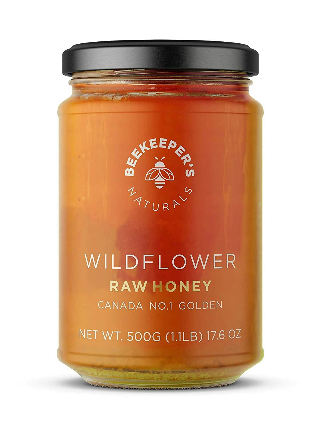 Beekeeper&rsquo;s Naturals Raw Wildflower Honey (17.6 Oz)