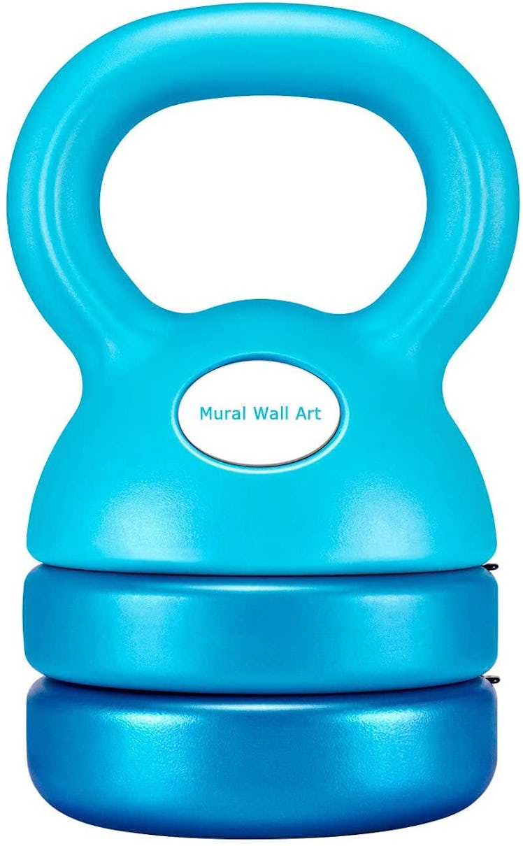 Mural Wall Art Kettlebell Weight Set 5-12 Pounds