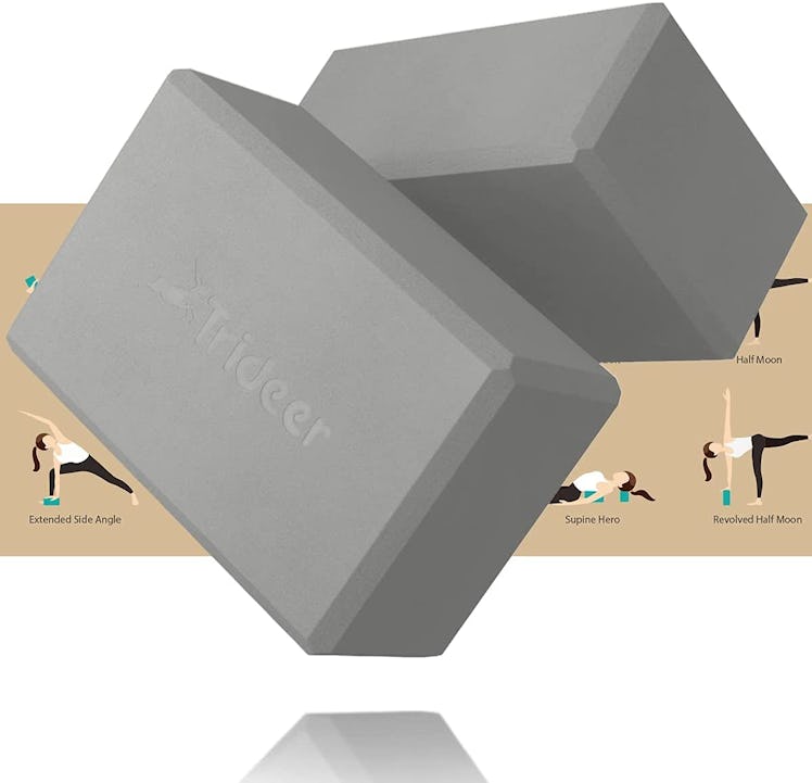 Trideer EVA Foam Yoga Blocks (2-Pack)