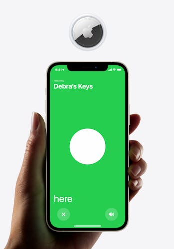 Preview of Apple's Precision Finding tool for AirTags