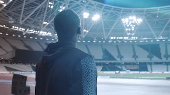 A screenshot from the Usain Bolt's I AM BOLT documentary
