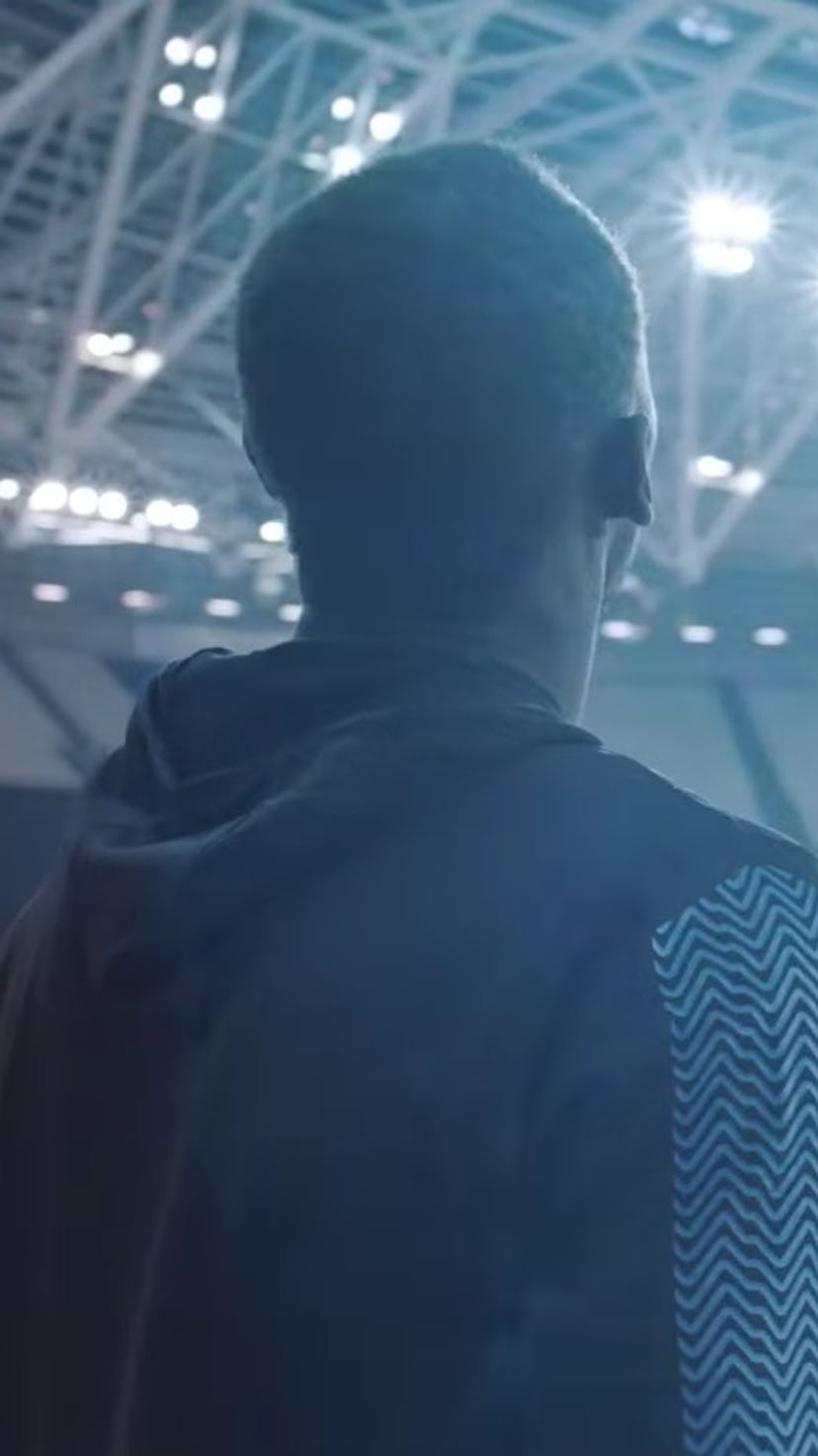 A screenshot from the Usain Bolt's I AM BOLT documentary