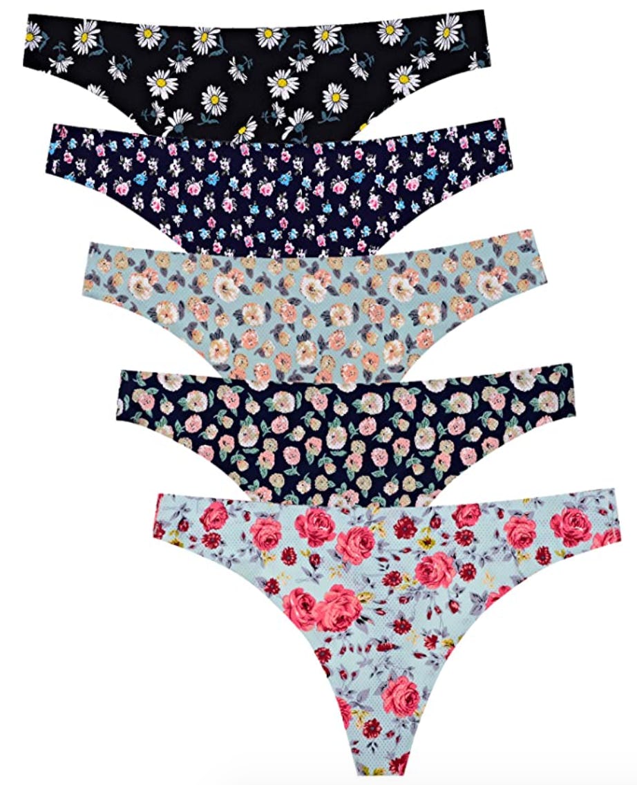 VOENXE Seamless Thong (5-Pack)