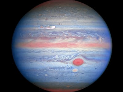 NASA's shot of the planet Jupiter from a long distance
