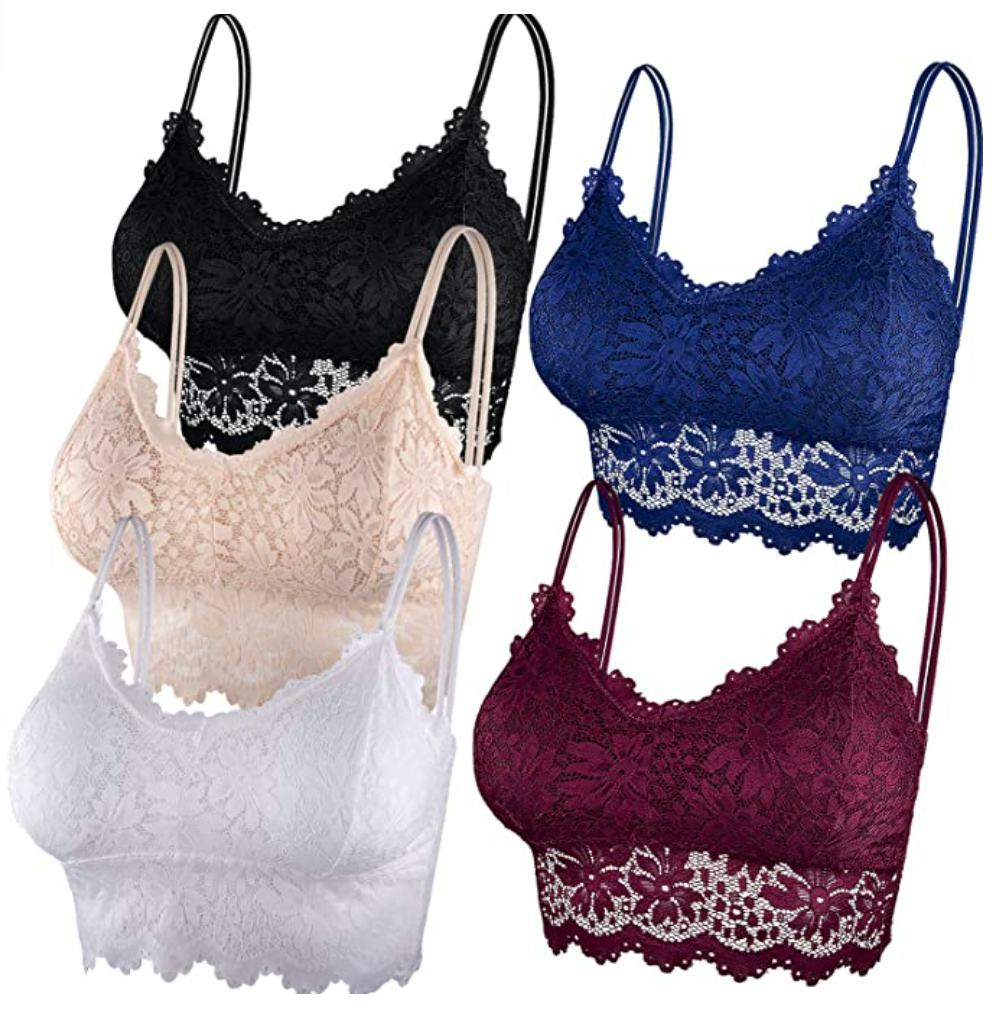 Duufin Lace Bralettes (5-Pack)