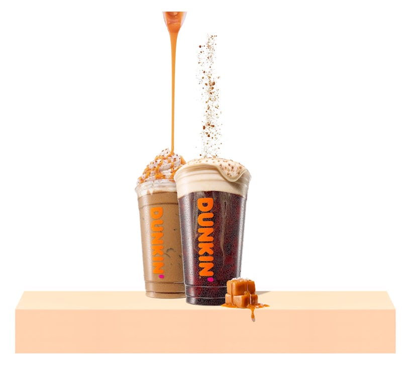 Dunkin's Spring 2022 menu is here, featuring the Shamrock Macchiato, Salted Caramel Cold Brew, and m...