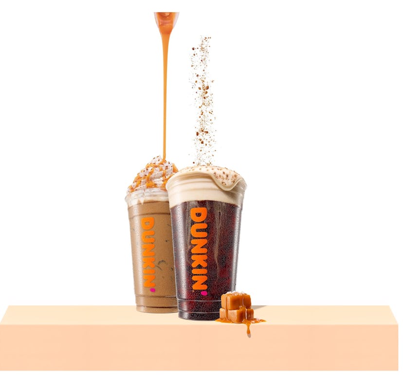 Dunkin's Spring 2022 menu is here, featuring the Shamrock Macchiato, Salted Caramel Cold Brew, and m...