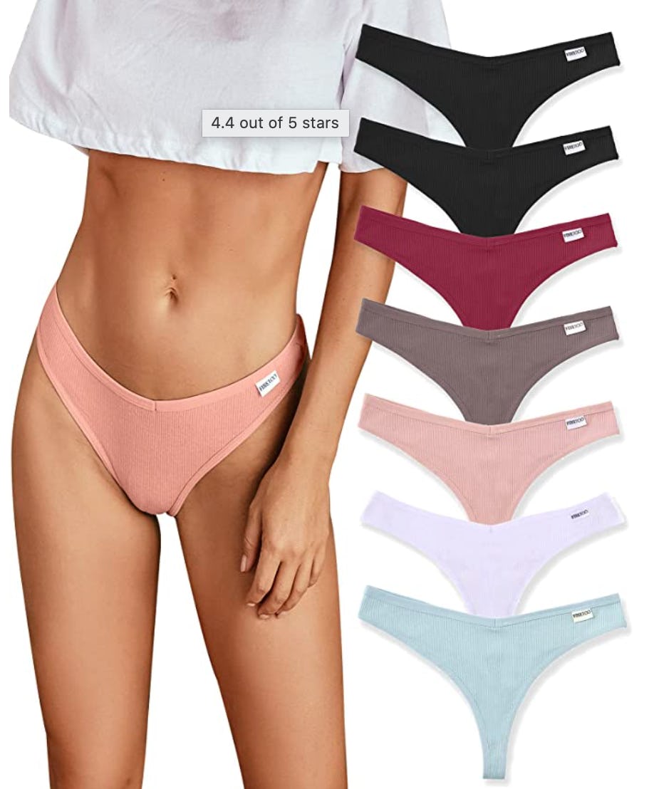 FINETOO Thong Underwear (7-Pack)