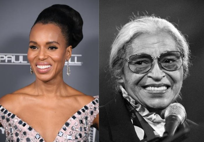 Actress Kerry Washington Honors Rosa Parks For Black History Month.