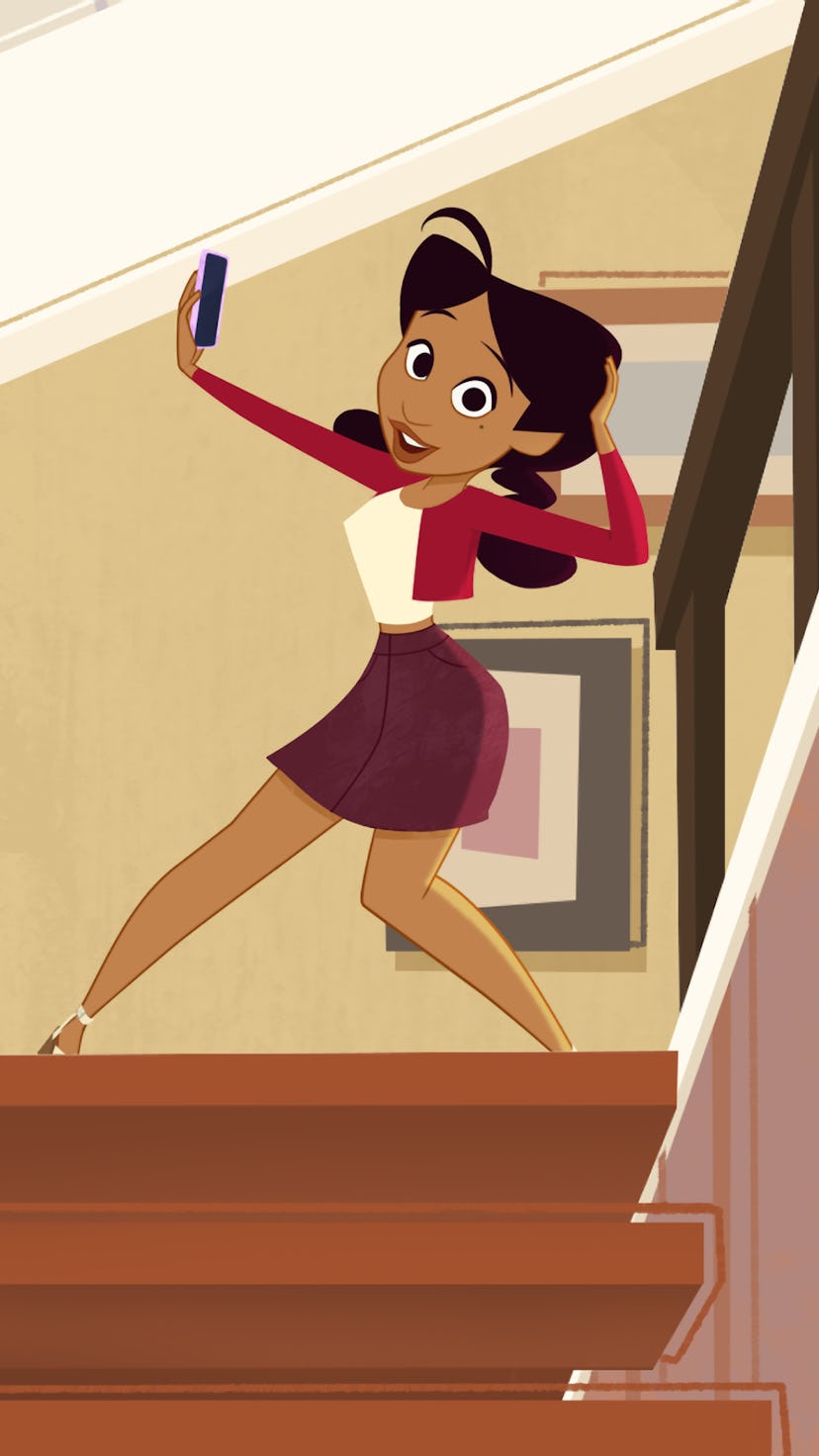 Photos Of 'The Proud Family' Characters & Voice Actors In 2001 vs Now. Photo via Disney+