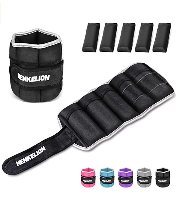 Henkelion 1 Pair Adjustable Ankle Weights