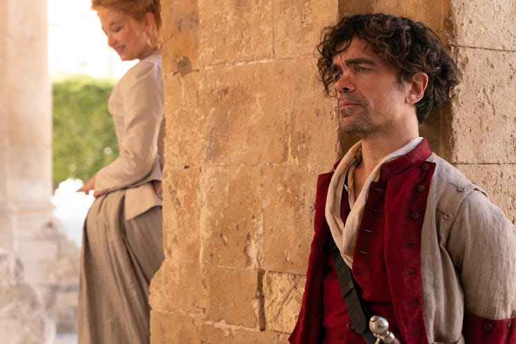 Haley Bennett and Peter Dinklage star in Cyrano.