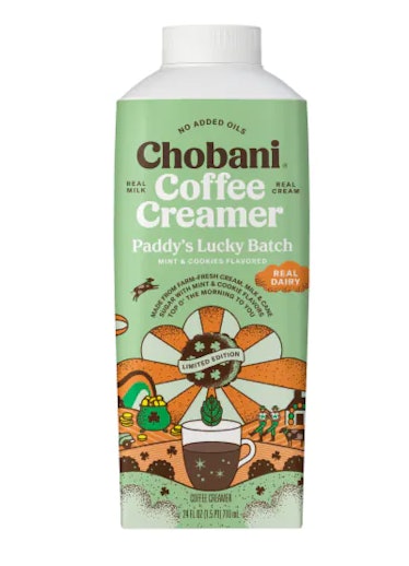 Chobani's new St. Patrick's Day coffee creamer is an Instagram-worthy treat.