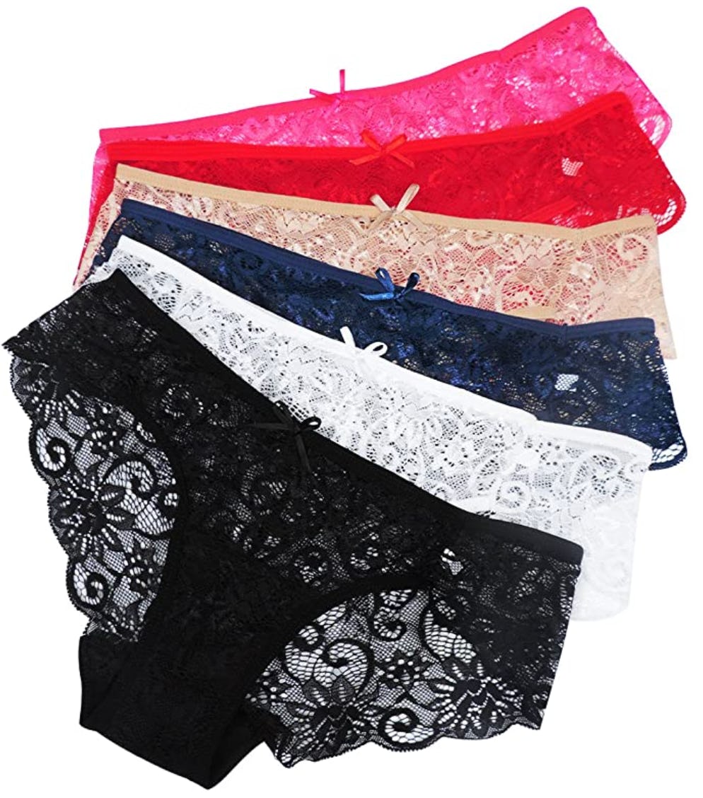 Sunm Boutique Bikini Lace Underwear (6-Pack)