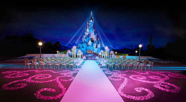 Through Disney's Fairy Tale Weddings you can have your wedding in front of Sleeping Beauty Castle at...