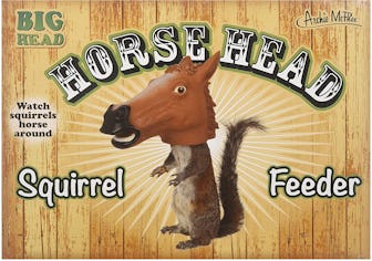 Accoutrements Horse Head Squirrel Feeder