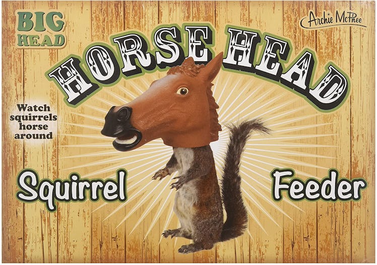 Accoutrements Horse Head Squirrel Feeder
